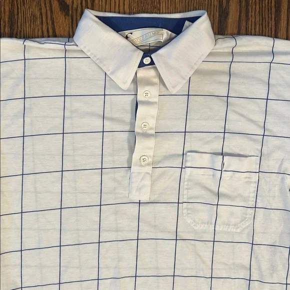 Vintage 90s Geometric Polo Shirt - Picture 2 of 8